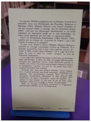Traits et mots d'esprit dans l'histoire – Sylvaine Trinh, Marc Maurice
