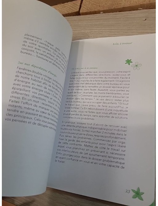 Boite à bonheur détente - Emmanuelle Radiguer