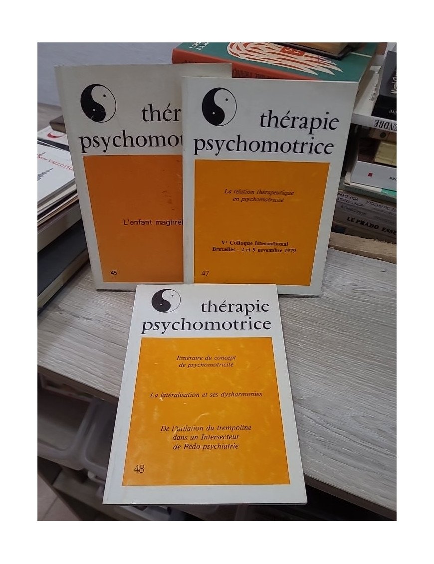 Lot de 3 magazines Thérapie psychomotrice (numéros 45, 47 et 48)