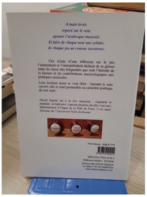 Pour un art poétique de l'orgue - Pensées détachées - David Dupire