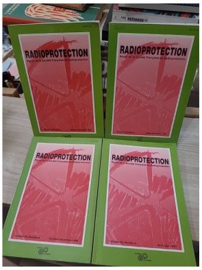 Lot de 4 revues Radioprotection (1995-1999)