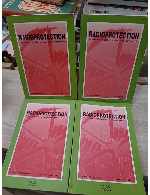 Lot de 4 revues Radioprotection (1995-1999)