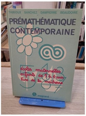Premaths contempraine ecoles maternelles 5-6 ans livre de la maitresse