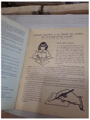 Carnet d'écriture – Anglaise penchée et droite, script - P. Decochereux, C. Dirand