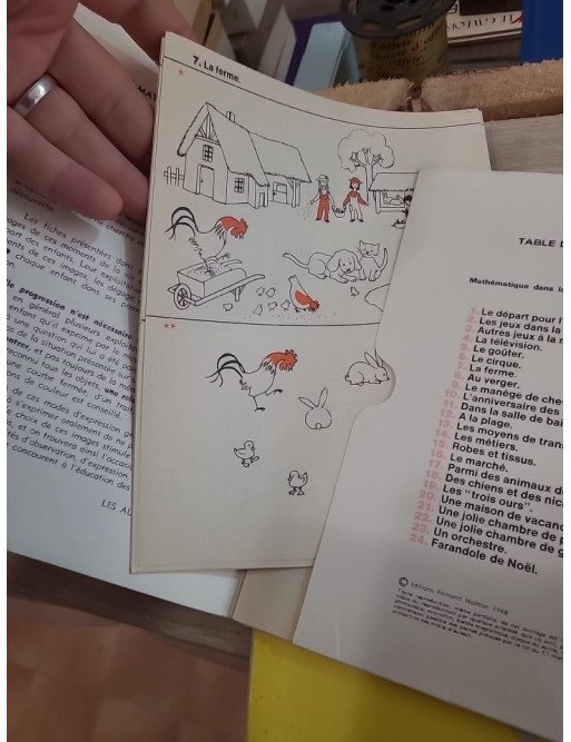 Itinéraire mathématique (écoles maternelles, grande section)  cahier 1 et 2 – Touyarot & Tournier