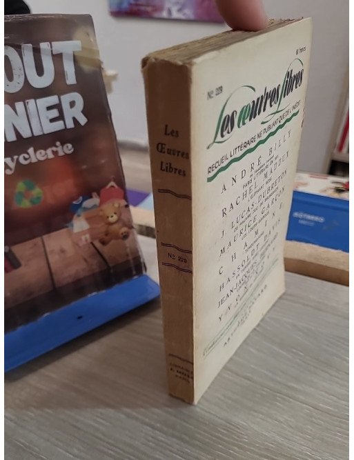 Les Oeuvres Libres n°229 – Paris littéraire en 1910 et autres textes – André Billy