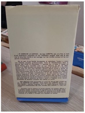 Je cherche la justice... – Jean Girette