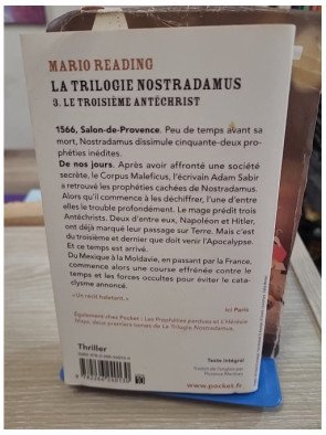 La Trilogie Nostradamus Tome 3 - Le Troisième Antéchrist – Mario Reading