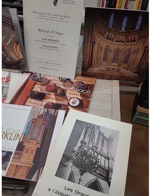 Lot de 8 livrets sur l’orgue - Instrument de musique