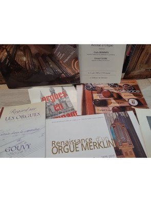Lot de 8 livrets sur l’orgue - Instrument de musique