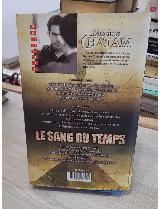 Le sang du temps - Maxime Chattam