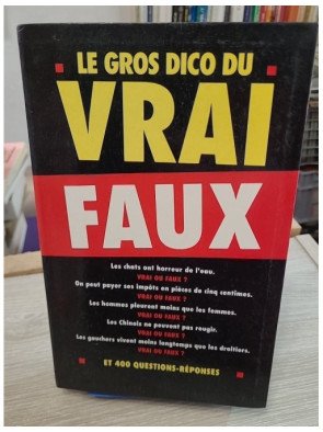 Le gros dico du vrai-faux – Jérôme Duhamel