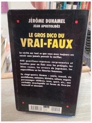 Le gros dico du vrai-faux – Jérôme Duhamel