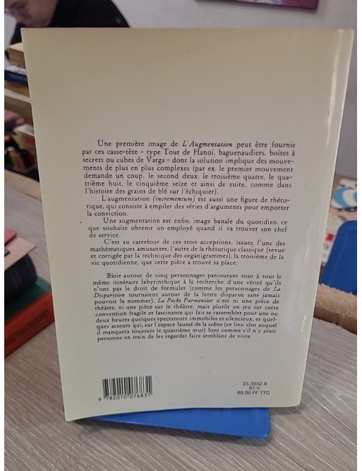 Théâtre, tome 1 - La Poche Parmentier – Georges Perec