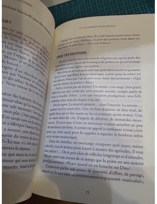 Vie de combat, vie d'amour