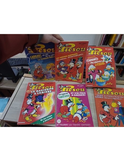 LOT DE 6 MAGASINE PICSOU