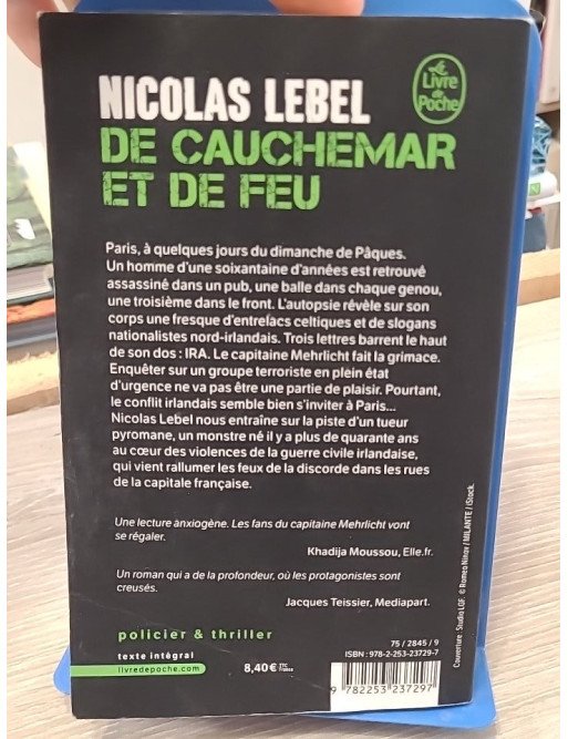 De cauchemar et de feu – Nicolas Lebel