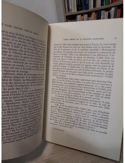 L'Abbé Calès - Peintre, curé de Tencin – Maurice Hocquette