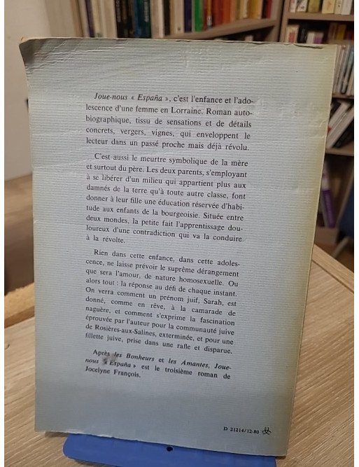 Joue-nous « España » - Jocelyne François