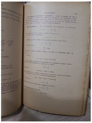 Cours de trigonométrie – Dix-neuvième édition
