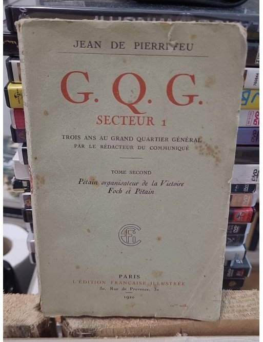 G.Q.G. Secteur 1 de Jean de Pierrefeu