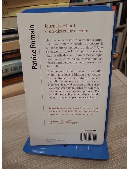 Journal de bord d'un directeur d'école – Patrice Romain