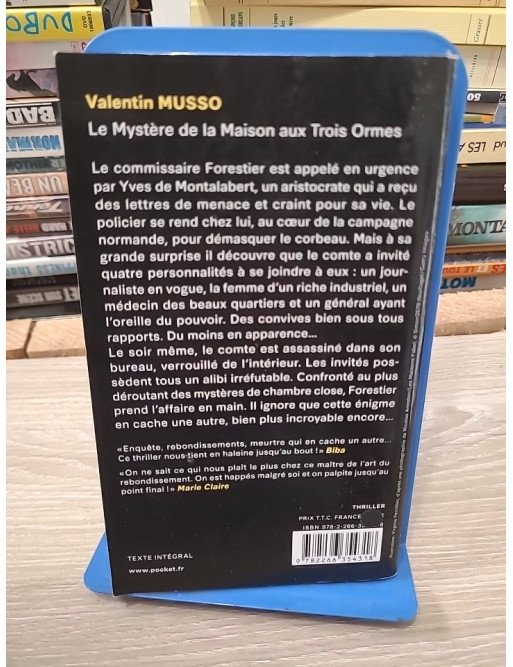 Le Mystère de la maison aux trois ormes – Valentin Musso