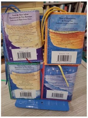 L'ange musicien+ l'ange d'or + l'ange peintre + l'ange blanc lot de mini popup