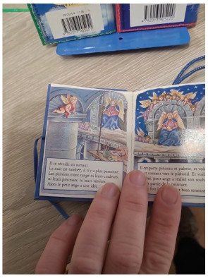 L'ange musicien+ l'ange d'or + l'ange peintre + l'ange blanc lot de mini popup