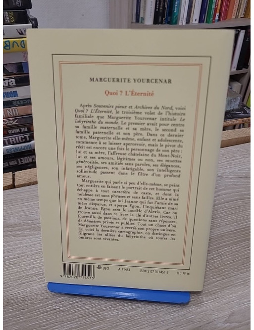 Le labyrinthe du monde, tome 3 - Quoi ? L’éternité – Marguerite Yourcenar
