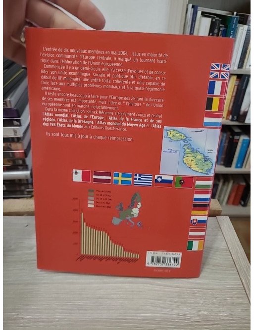 Atlas des 25 États de l'Union européenne - Patrick Mérienne