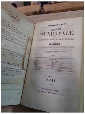 Revue municipale 1841 de M. A. Laya