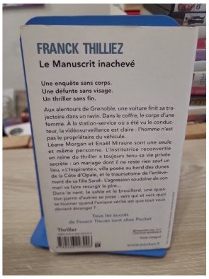 Le Manuscrit inachevé – Franck Thilliez