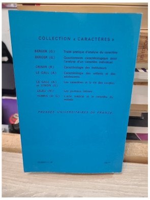 Traité pratique d'analyse du caractère – Gaston Berger