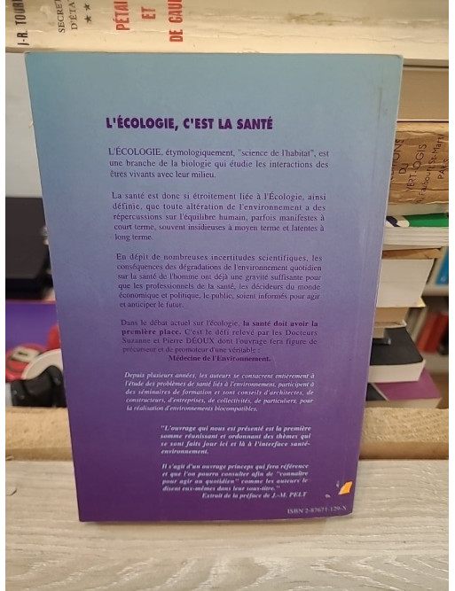 L'écologie c'est la santé - Pierre Déoux et Suzanne Déoux