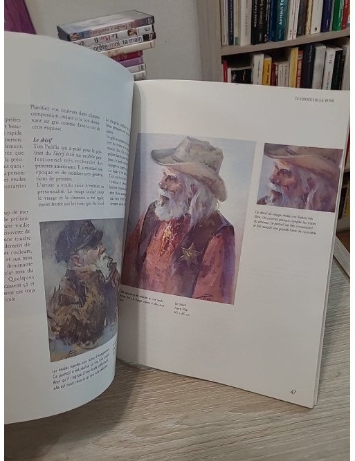 Portrait – Huile, aquarelle, pastel, dessin