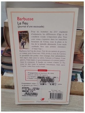 Le Feu - Journal d'une escouade – Henri Barbusse