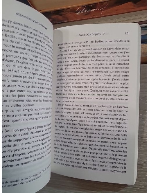 Mémoires d'outre-tombe – Livres IX à XII – François-René de Chateaubriand