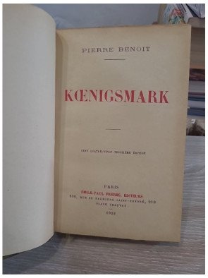 Koenigsmark — Pierre Benoit