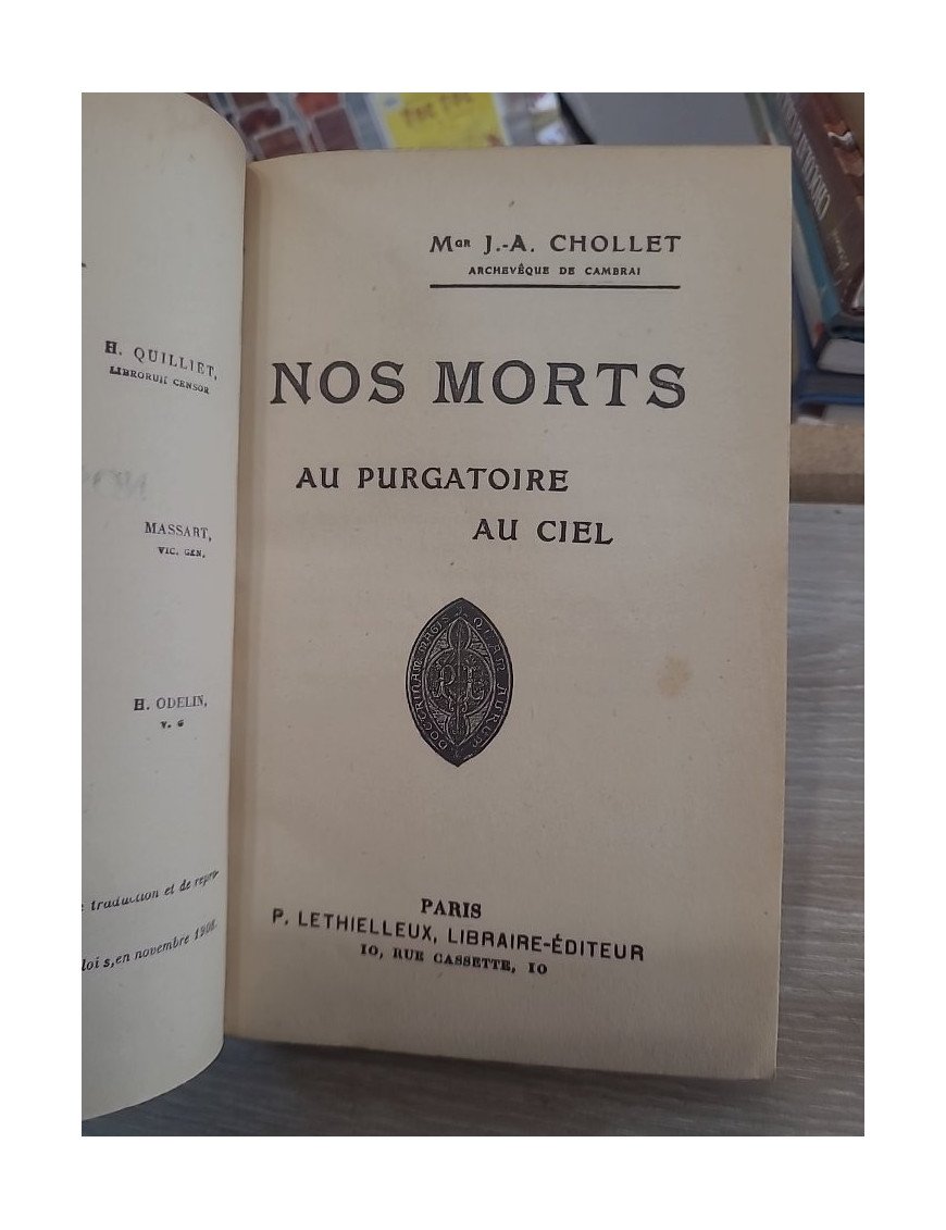Nos morts : au purgatoire, au ciel — J.-A. Chollet