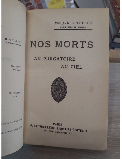 Nos morts : au purgatoire, au ciel — J.-A. Chollet