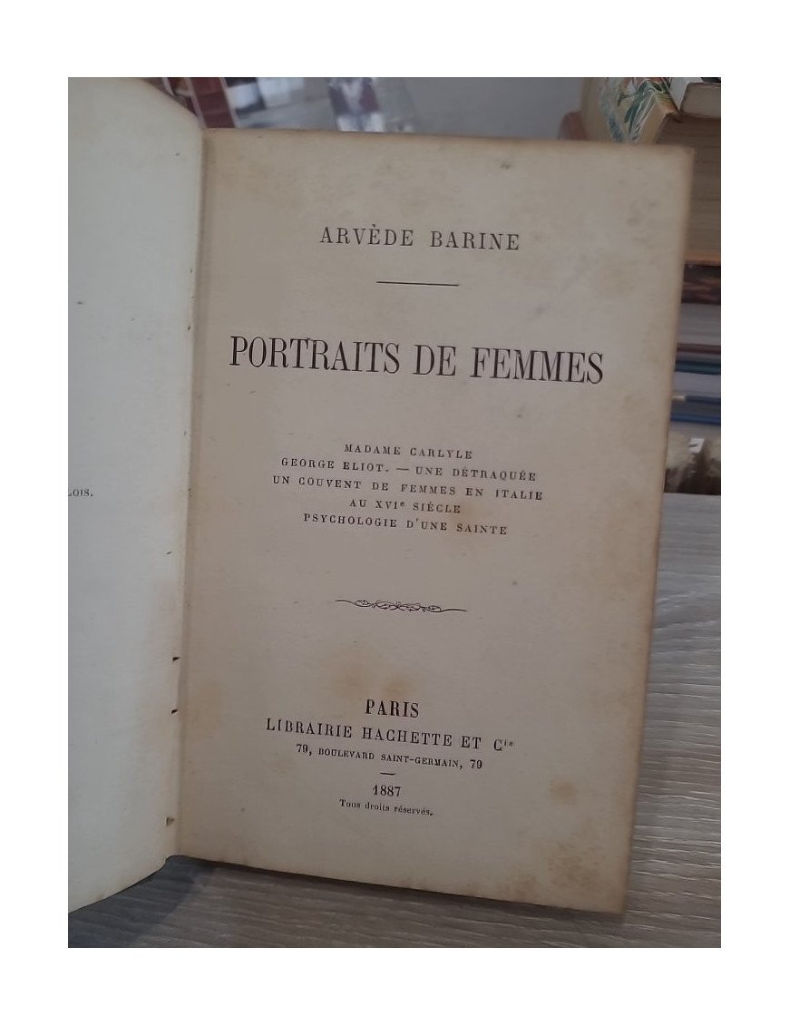 Portraits de femmes — Arvède Barine