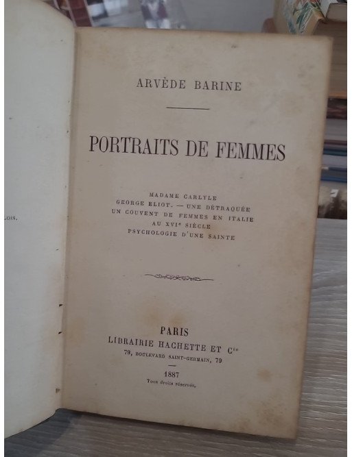Portraits de femmes — Arvède Barine