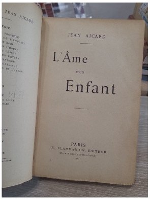 L’Âme d’un enfant — Jean Aicard