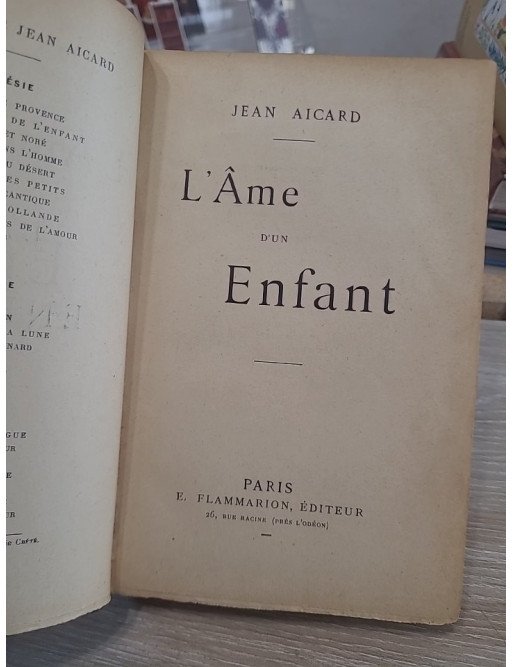 L’Âme d’un enfant — Jean Aicard