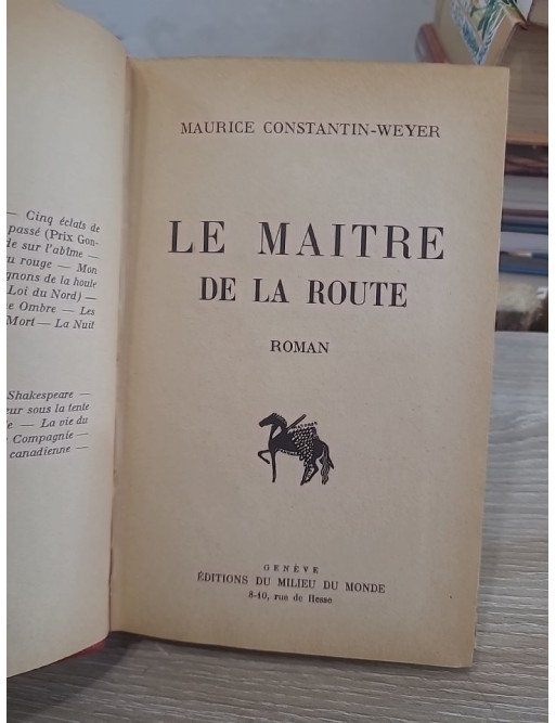 Le Maître de la route