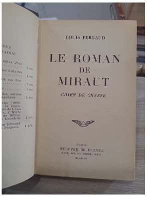 Le Roman de Miraut, chien de chasse