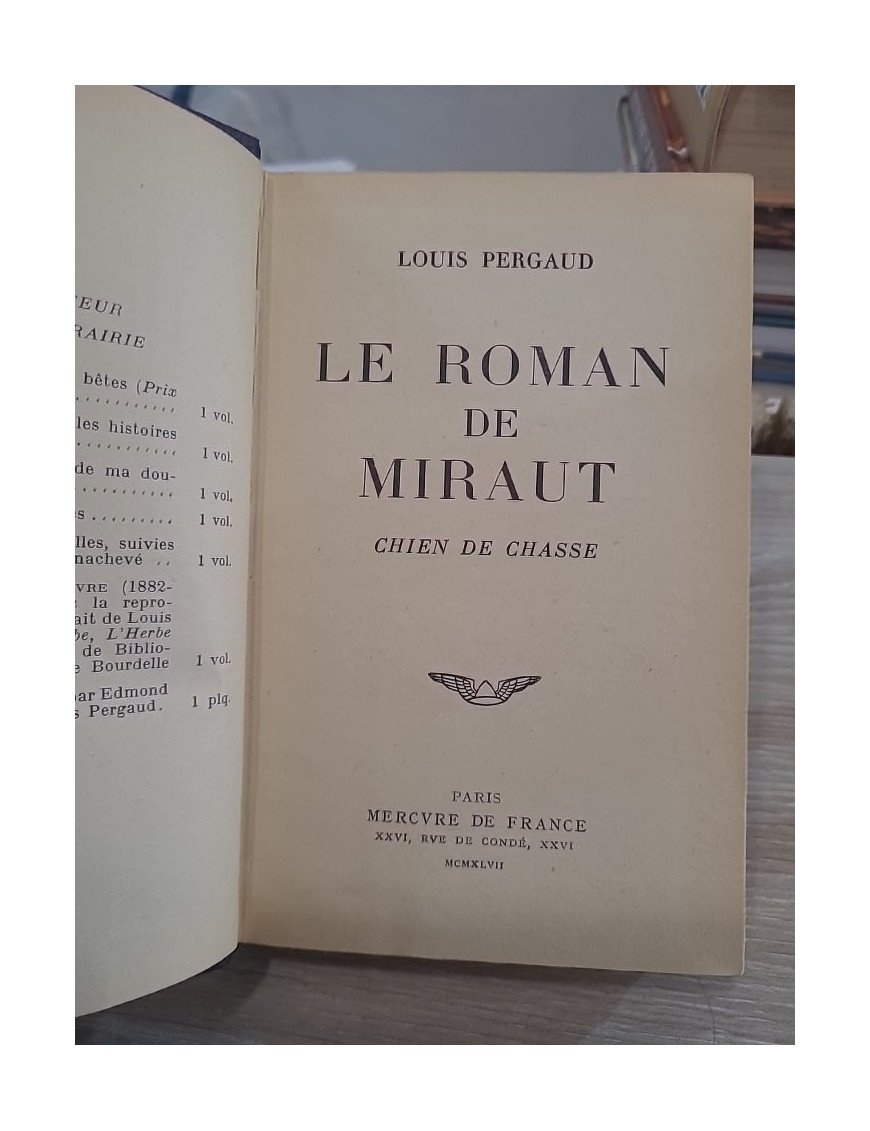 Le Roman de Miraut, chien de chasse