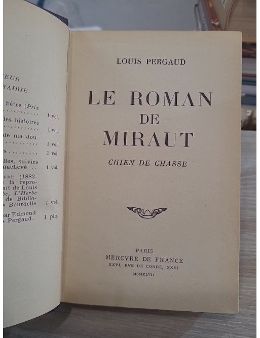 Le Roman de Miraut, chien de chasse