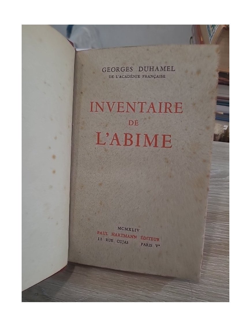 Inventaire de l’abîme (1884-1901)